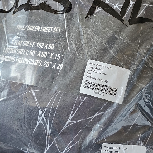 ***SOLD*** Spiderweb sheet set - Picture 2 of 2